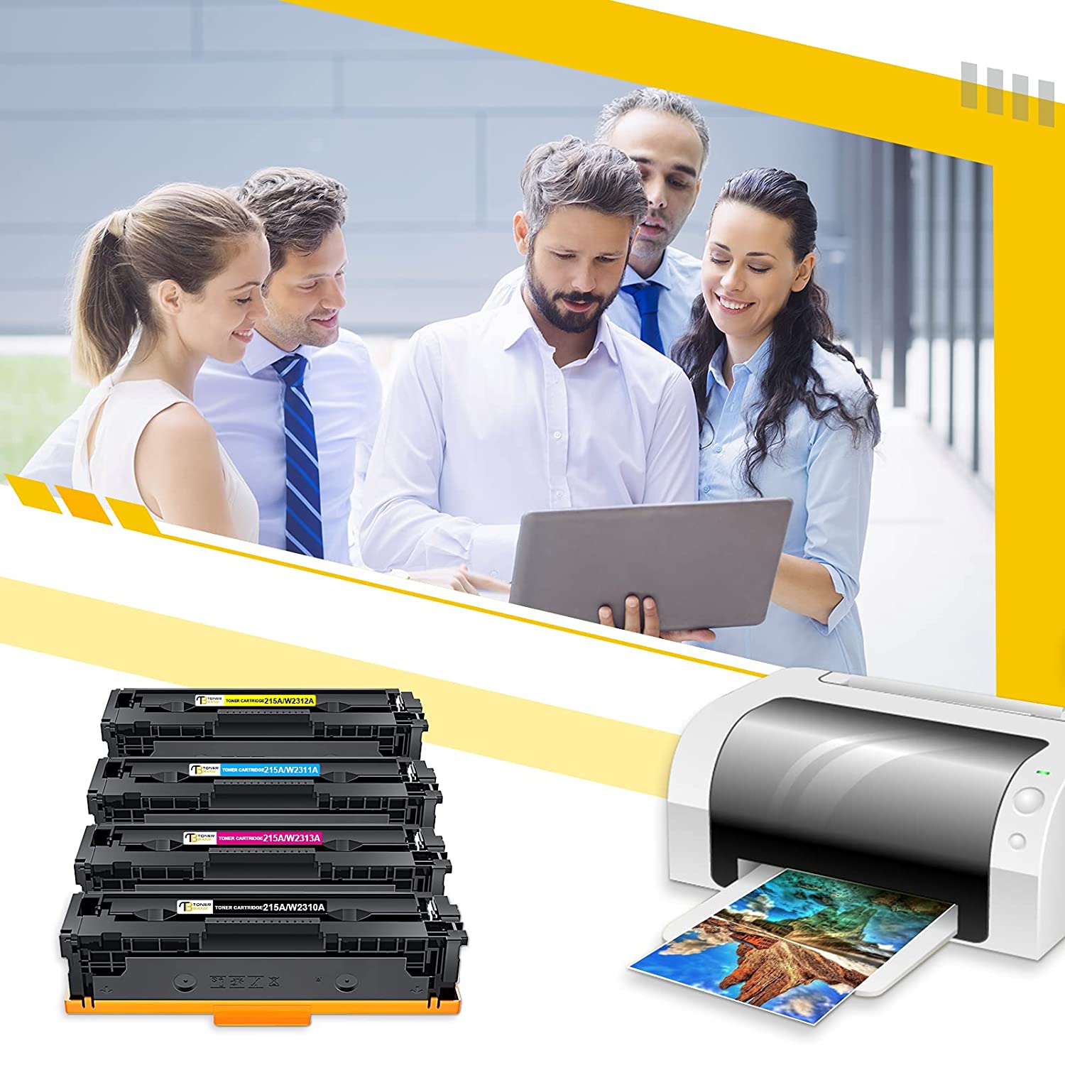 Compatible Toner Cartridge Replacement For Hp 215A W2310A W2311A W2312A W2313A For Hp Color Pro M182Nw Mfp M183Fw M182 M183 Printer Ink