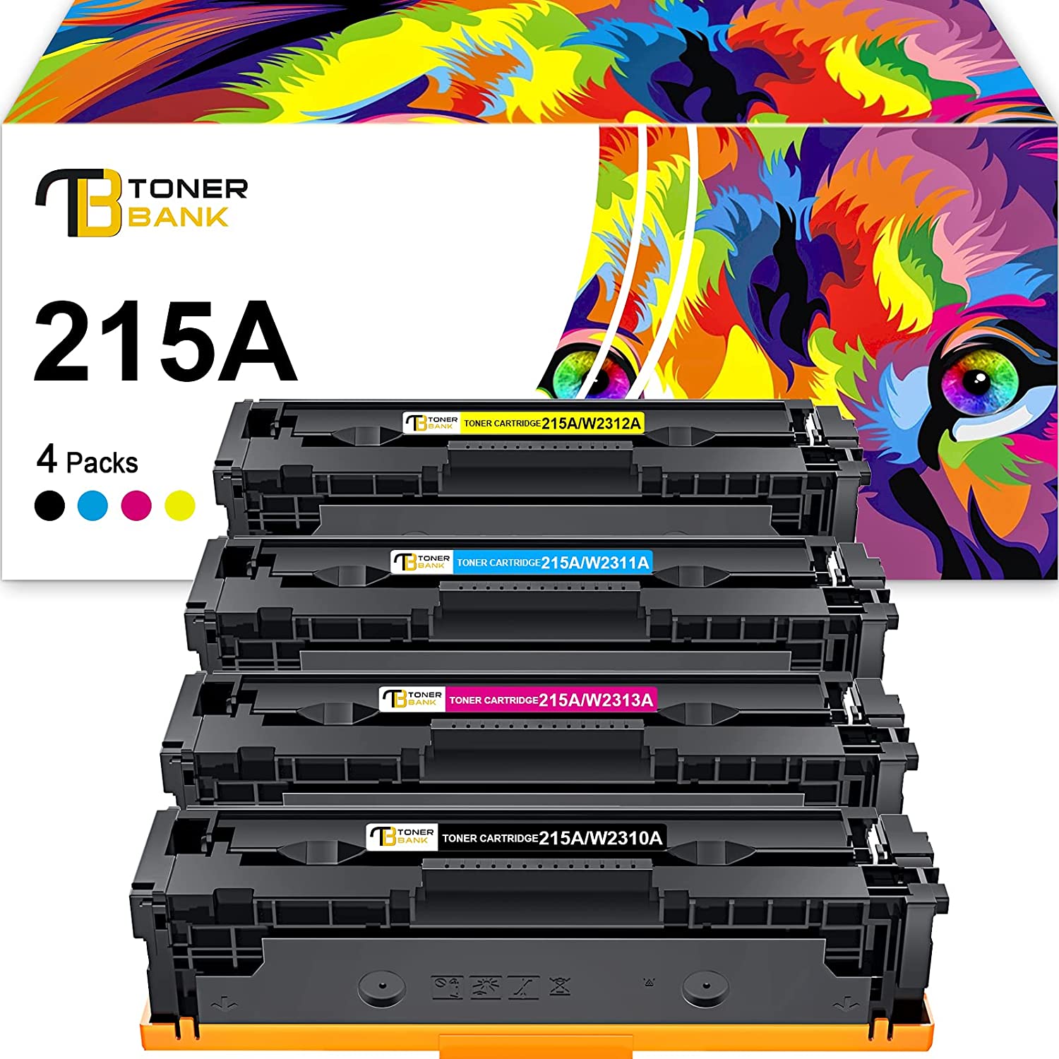 Compatible Toner Cartridge Replacement For Hp 215A W2310A W2311A W2312A W2313A For Hp Color Pro M182Nw Mfp M183Fw M182 M183 Printer Ink