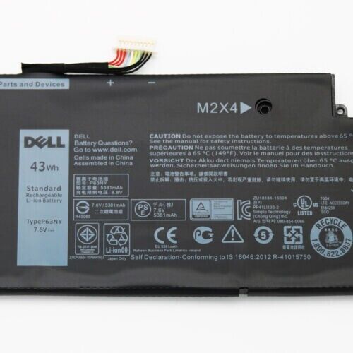 Dell P63NY XCNR3 4-Cells 34Wh Laptop Battery for Latitude XPS 13 7370