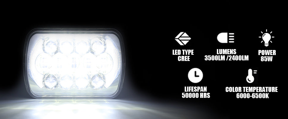 5x7 headlight for Ford F-350 Super Duty