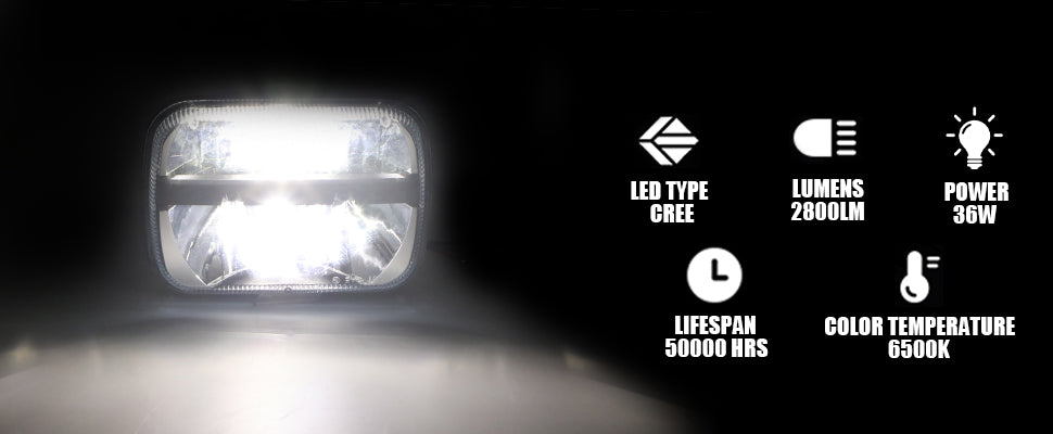 7x6 headlights for Ford E-350 Econoline