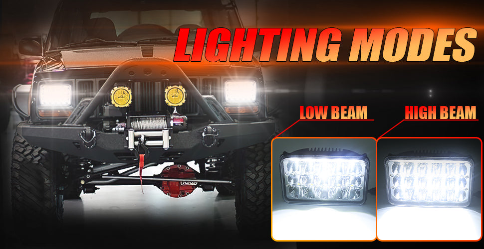 4x6 sealed beam led headlights for trucks