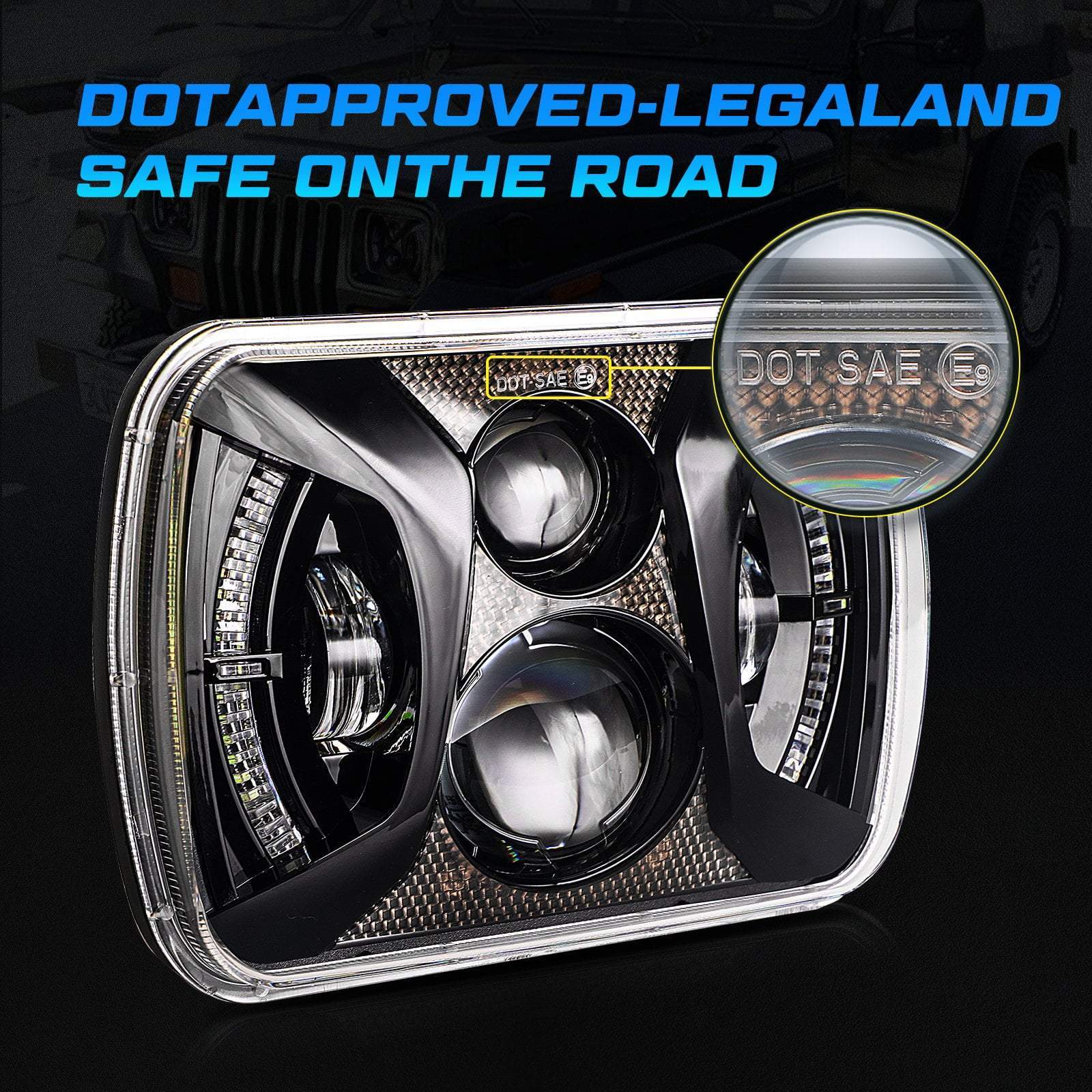 best 5x7 led headlights for GMC C2500 SUBURBAN