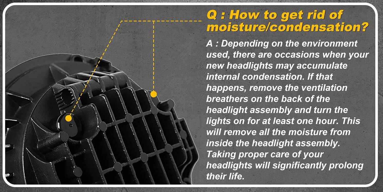 7 Inch Led Headlights with High / Low Beam Compatible with Jeep Wrangler TJ DOT Approved