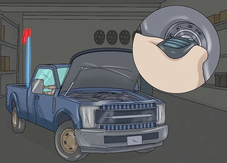 Turn on the vehicle to test the lighting.