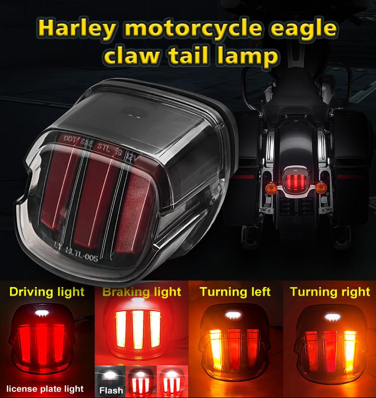 LED Tail Lights Brake Running Turn Signal Lights for Harley Davidson