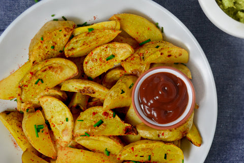 air fryer roast potato wedges