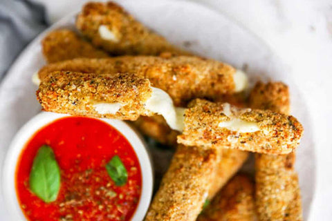 air fried mozzarella stick