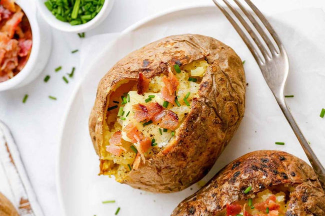 air fryer baked potatoes