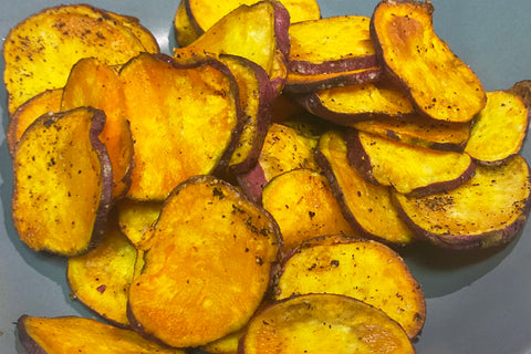 air fryer sweet potato chips