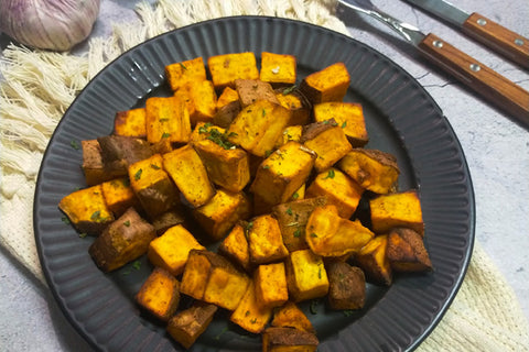 sweet potato cubes