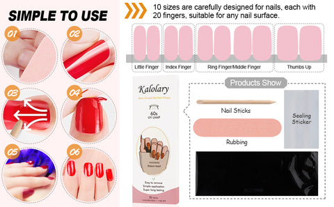 kalolary 20pcs cured lasting