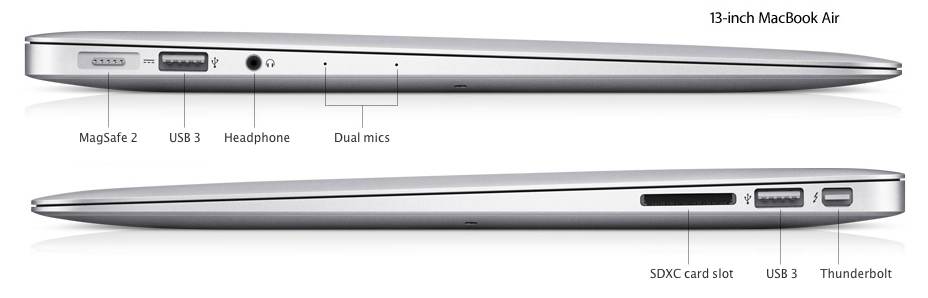 MacBook Air with Thunderbolt port