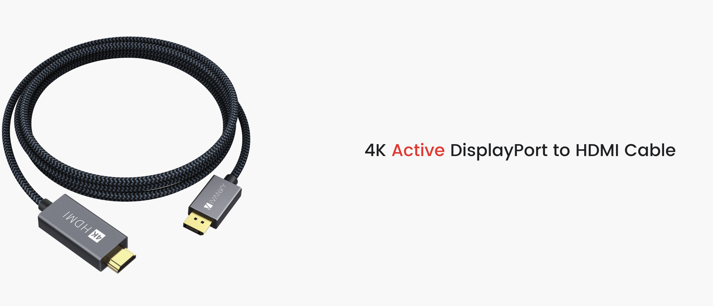 4K Active DisplayPort to HDMI Cable