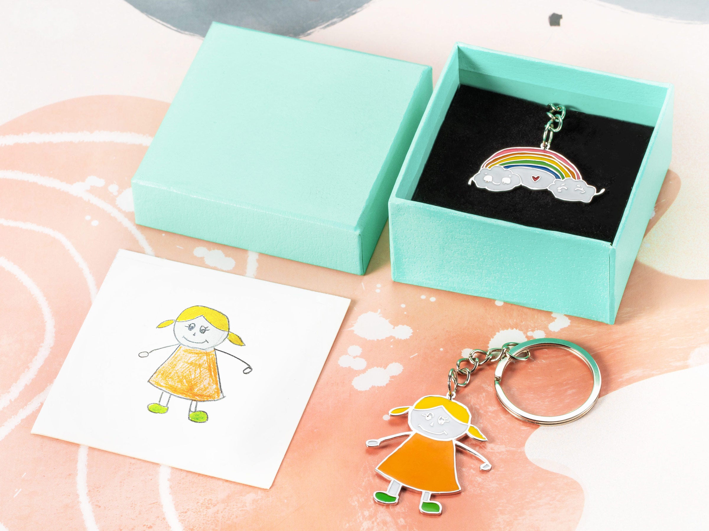 Keychain Making Drawing Turn Drawings into Keychain - iDooodle