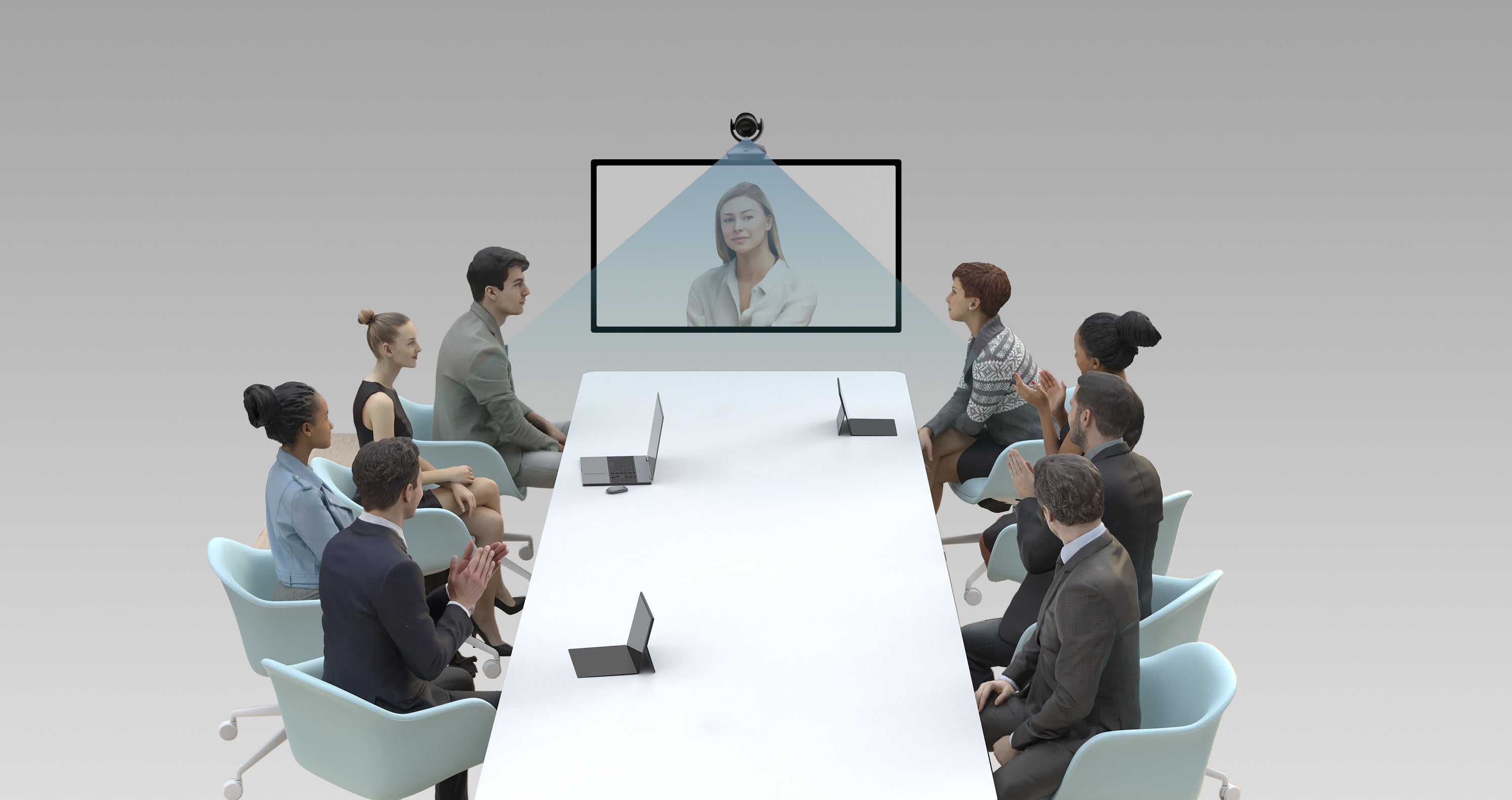Inequitable Vision Chllenges in Hybrid Meetings