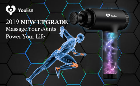Youlisn Massage Gun Deep Tissue Massager Handheld Electric