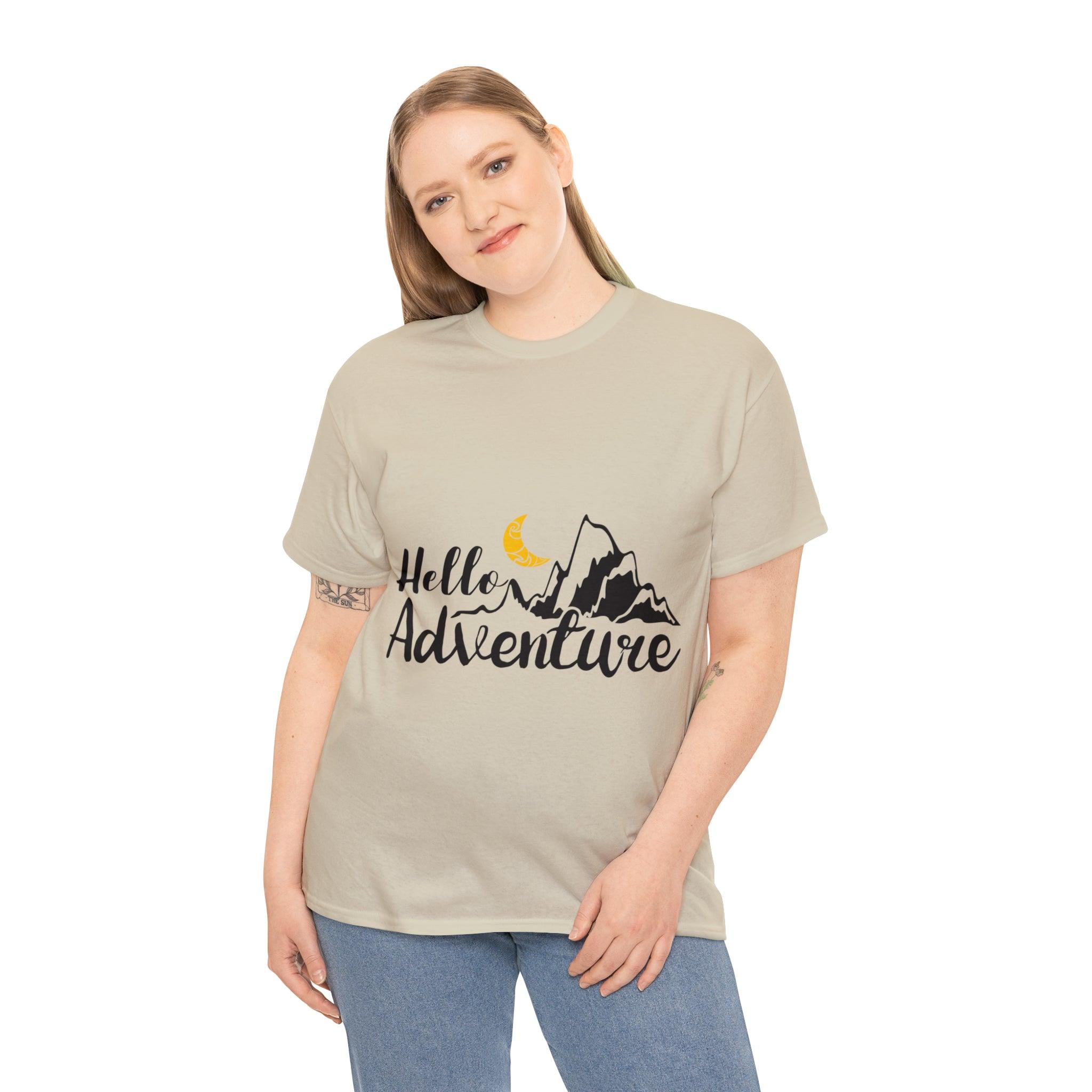 Hello Adventure! Heavy Cotton Tee