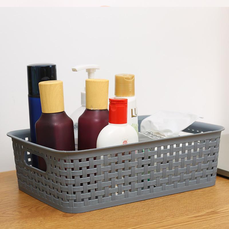 6 Pack! Woven plastic Home storage baskets