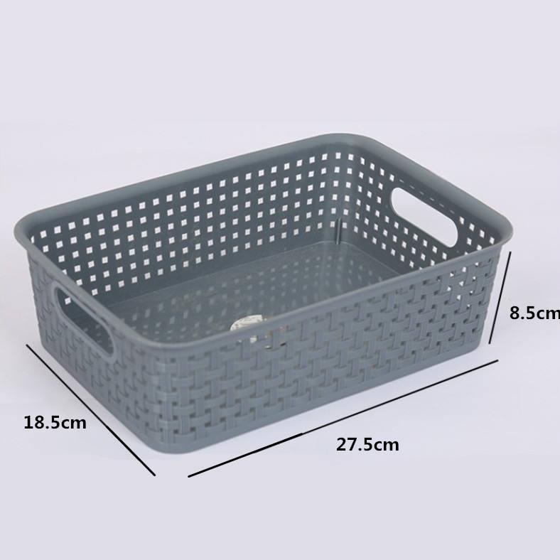 6 Pack! Woven plastic Home storage baskets