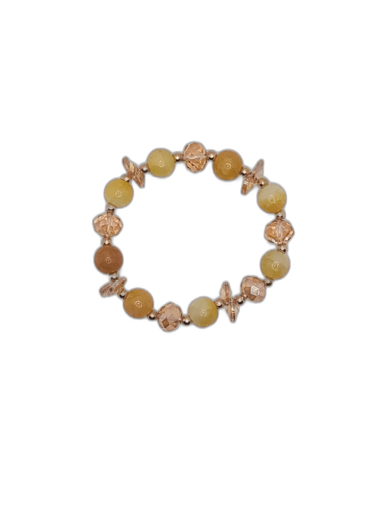 Beautiful Handmade Stone and Glass Beads Bracelets