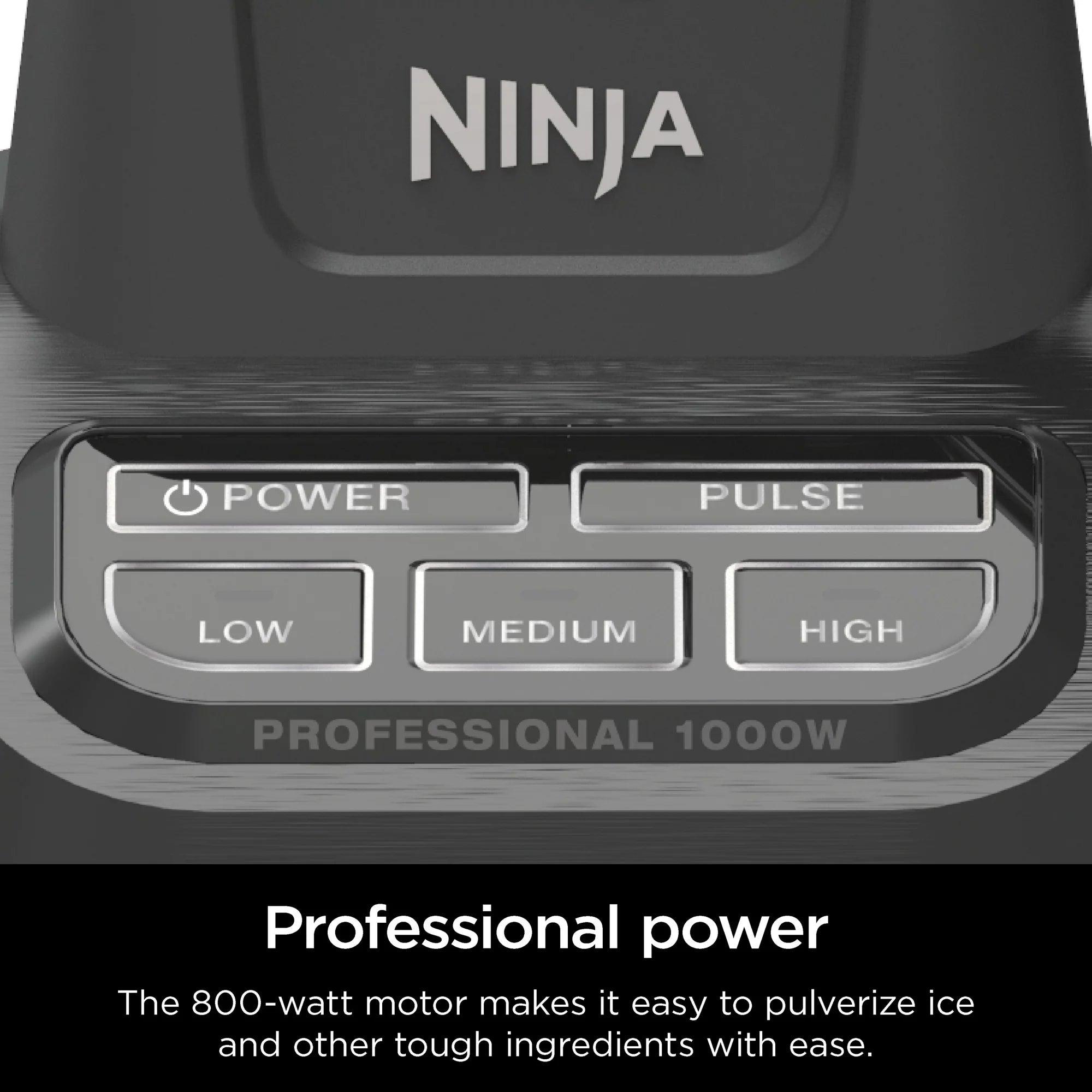 Ninja Professional Blender 72 oz. XL Total Crushing Pitcher, 1000 Watt Power