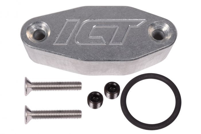 LT 1/8 Dual Out Feed Oil Port Adapter Plate L83 L86 LT1 LT4 Gen V Turbo Supply