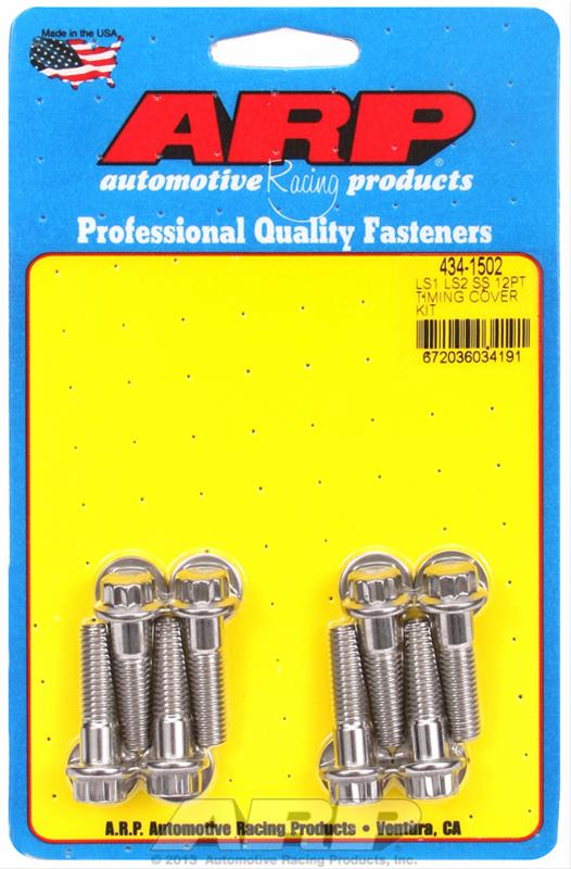 ARP LSX Timing Chain Cover Bolts| (12 Point Stainless Steel)