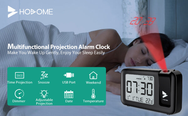 hosome projection alarm clock ygh5235