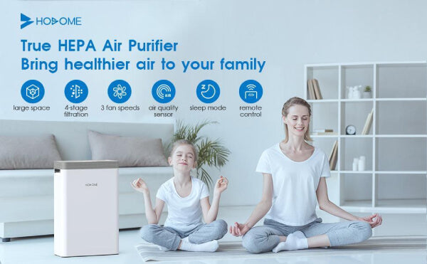 hosome smart portable hepa filter air purifie