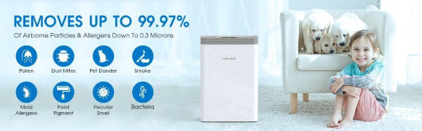 removes up to 99.97%