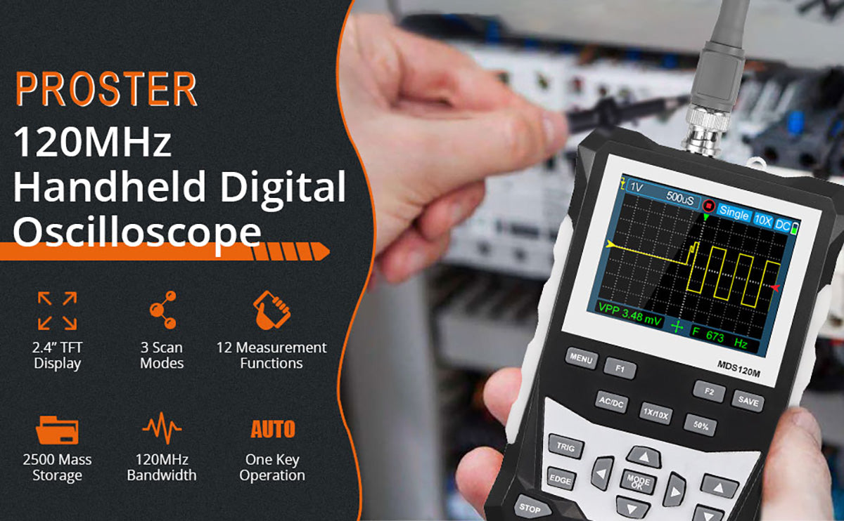Proster Digital Handheld Oscilloscope
