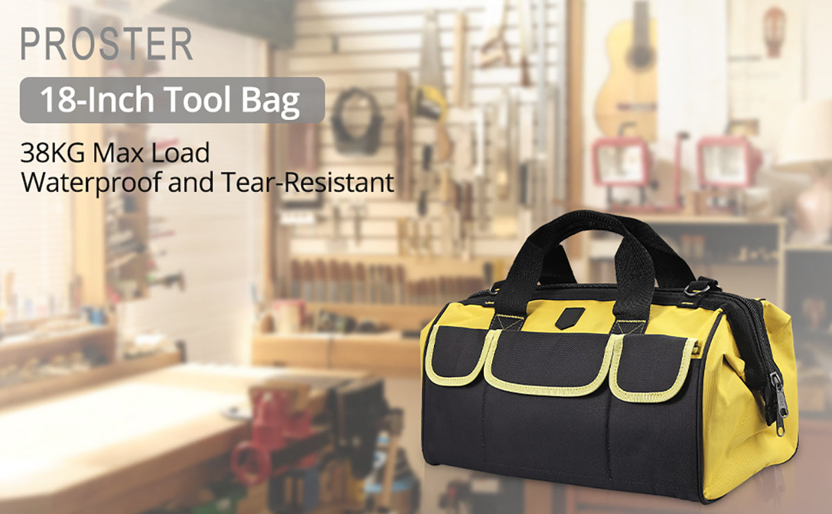 Proster 18-Inch Tool Bag Waterproof and Tear-Resistant 45*26*25cm