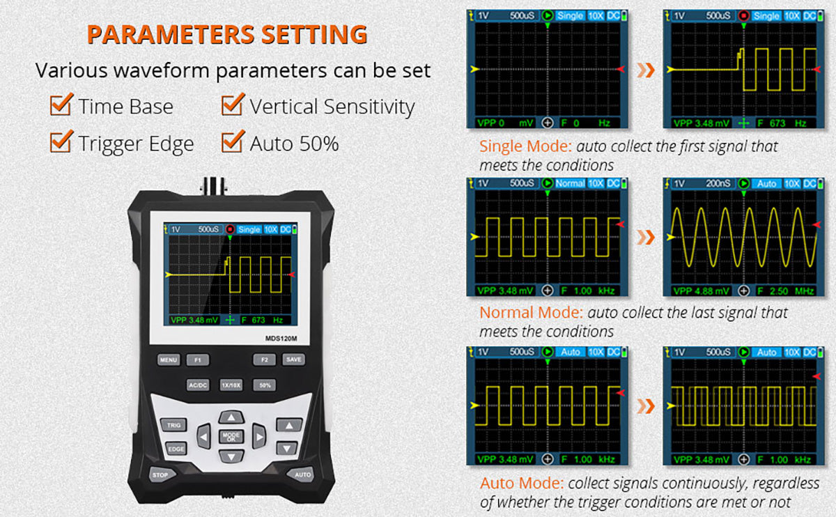Proster Digital Handheld Oscilloscope