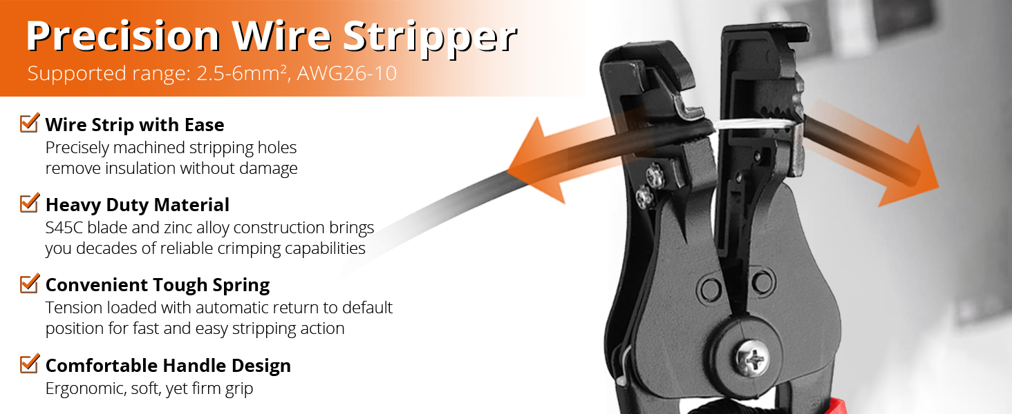 Proster Solar Crimping Tools Set for 2.5-6.0mm²