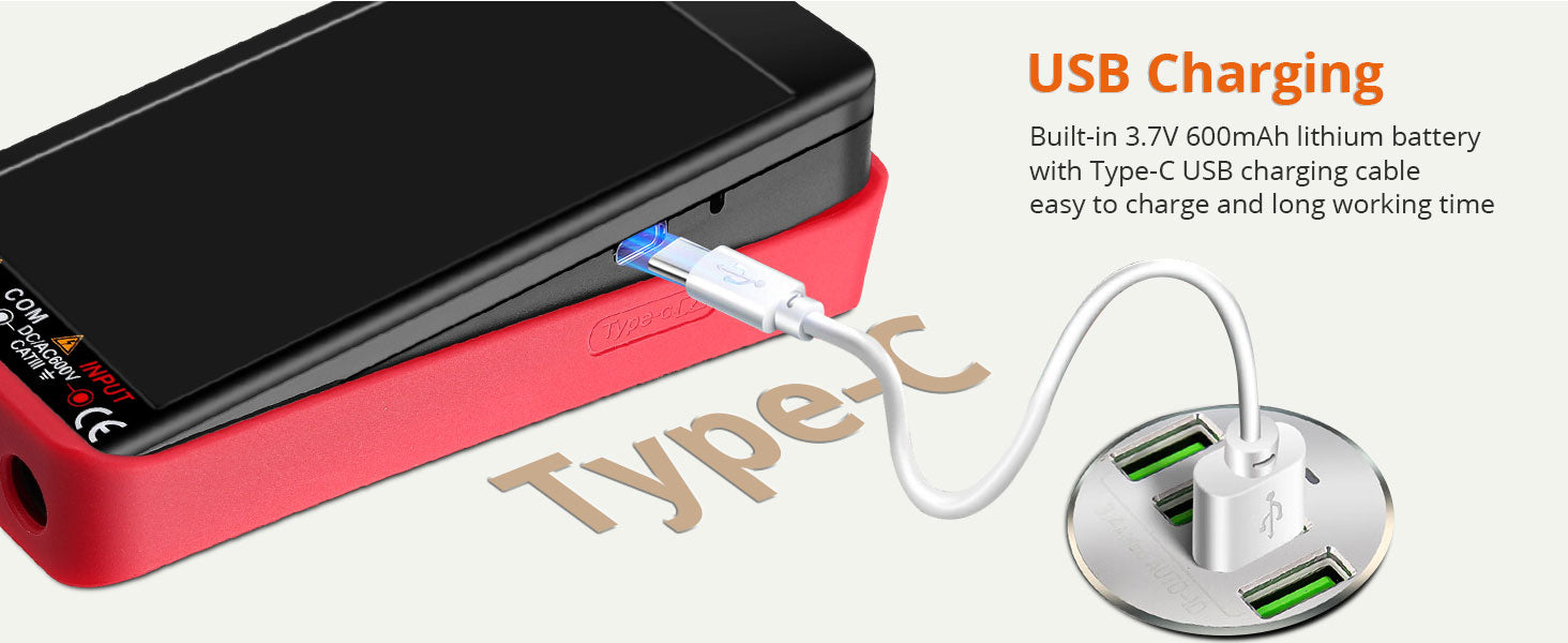 Proster Digital Multimeter 10000 Counts Smart Touch Screen TRMS Meter