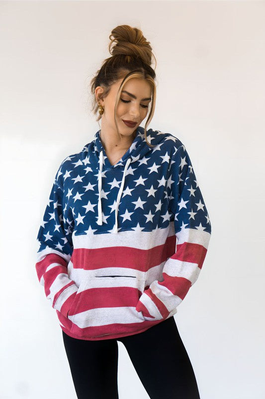 USA Flag Tailgate Hoodie