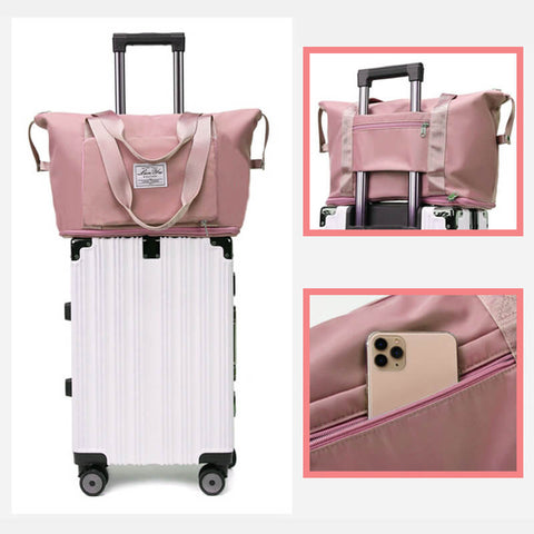 Large capacity folding travel bag