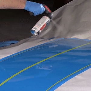 Spray Can Handle Grip Adapter makes applying paint coats even.