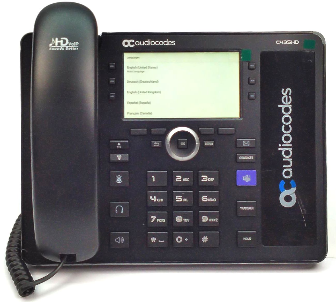 AudioCodes C435HD PoE IP Business Phone GGWV00740 for Microsoft Teams