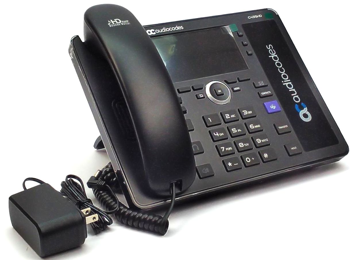AudioCodes C435HD PoE IP Business Phone GGWV00740 for Microsoft Teams