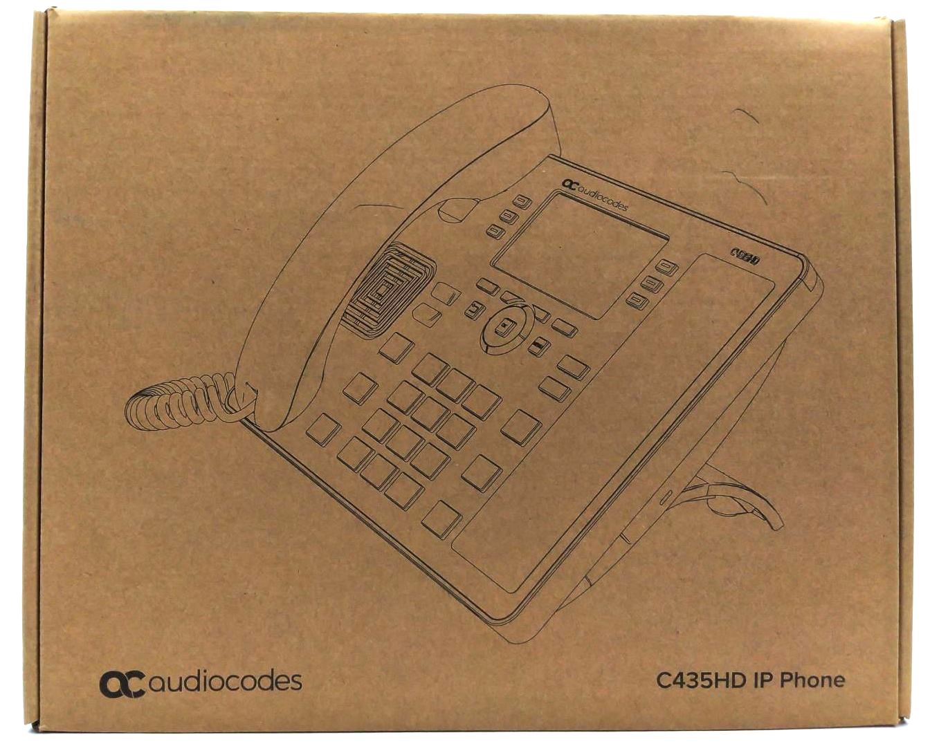 AudioCodes C435HD PoE IP Business Phone GGWV00740 for Microsoft Teams