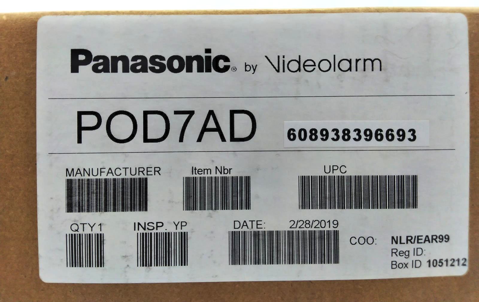 Panasonic by Videolarm WV-CS954 PTZ Camera Extension Adapter POD7AD Genuine