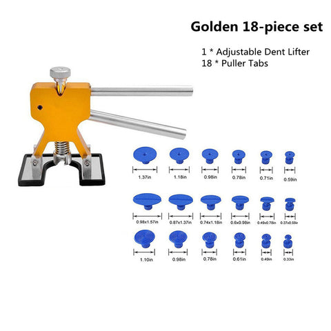 6 point wrench set Auto Dent Puller Kit Paintless Dent Remover Repair Tool Dent Lifter Puller for Car Ding Hail Automobile Body Sheet Metal Tool car suction dent puller