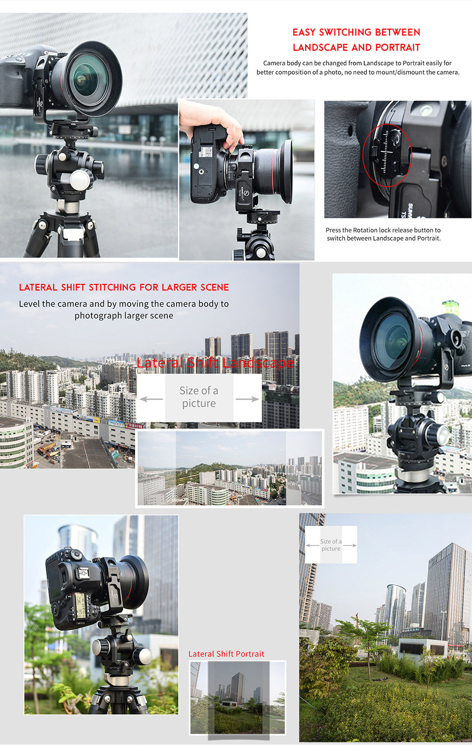 TS-E24 Canon TS-E17/TS-E24 Tilt Shift Lens Bracket