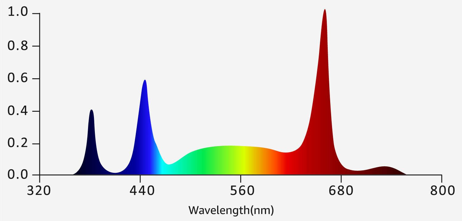 spectrum for flowering stage