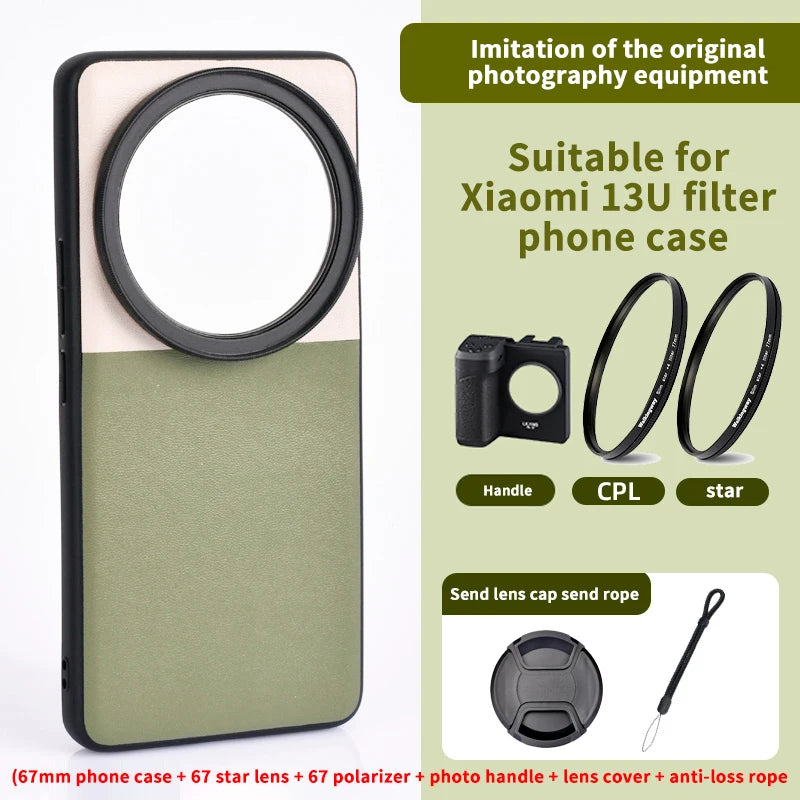 Walkingway Mobile Phone Filter Kit For Xiaomi 13 Ultra Phone Case 67mm