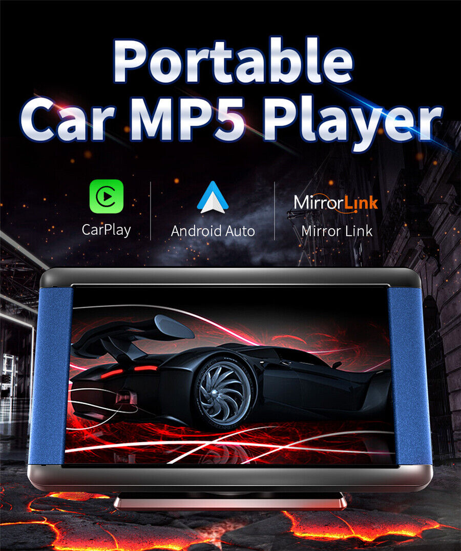 Lecteur de CD portable IPS 7 pouces sans fil Carplay Android AUTO Mirr –  ESLYYDS