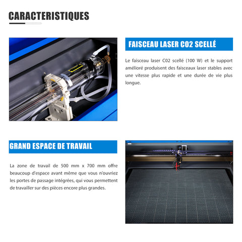 Laser CO2 grand espace