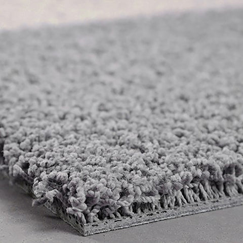 Gray matace rug, it has a special non-slip bottom design.